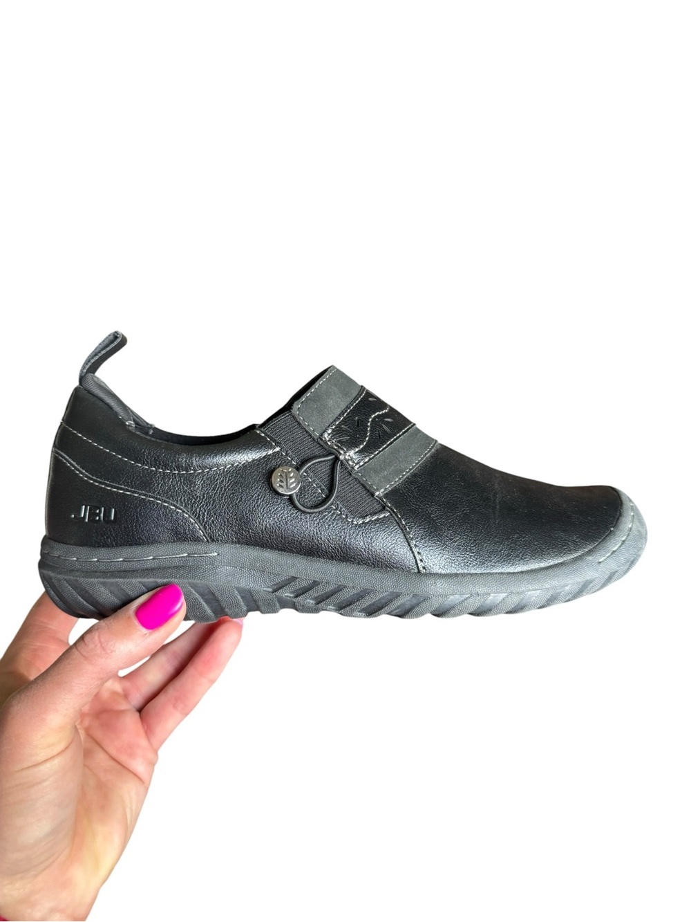 JBU by Jambu Black Mary Jane Comfort Shoes Size 9 Memory Foam Slip On Walking